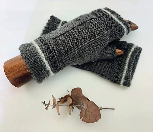 Rukavice - Rukavice vlna/akryl - 17828388_