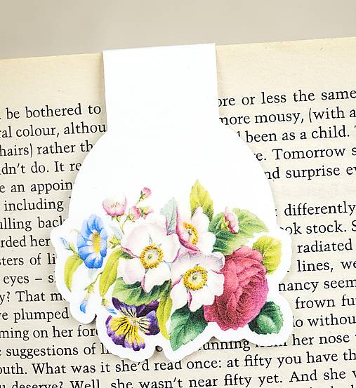 Kvetinová kolekcia magnetických záložiek | Vyberte si Váš obľúbený motív (Kvetinová romanca)