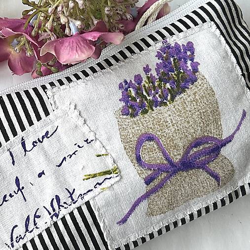 Taštičky - Taštička levanduľová - 17827828_