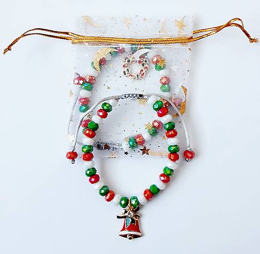 Náramky - Vianočné náramky - 17828796_