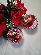 Dekorácie - Vianočné gule zdobené voskom v darčekovom balení - 17829407_