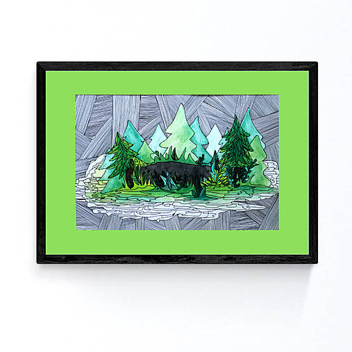 Obrazy - OBRAZ Čierne pleso - 17829634_