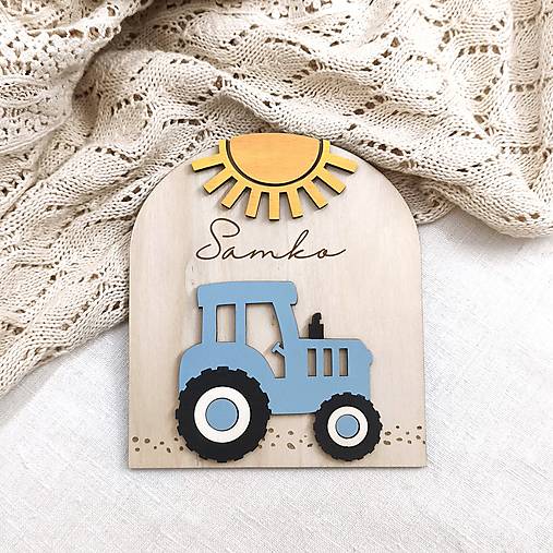 Tabuľky - Malý traktorista  - 17833645_