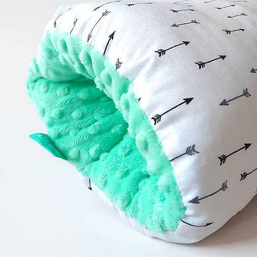 Detský textil - FEEDEE vankúšiky na dojčenie (Śípky/opal minky) - 17833748_