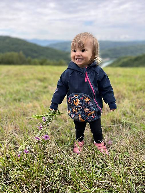 Softshellka jarná "líštička na lúke" 