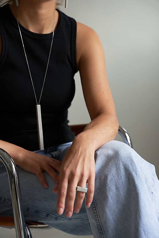 Náhrdelníky - ASKET | betónový náhrdelník - prívesok - 17832823_