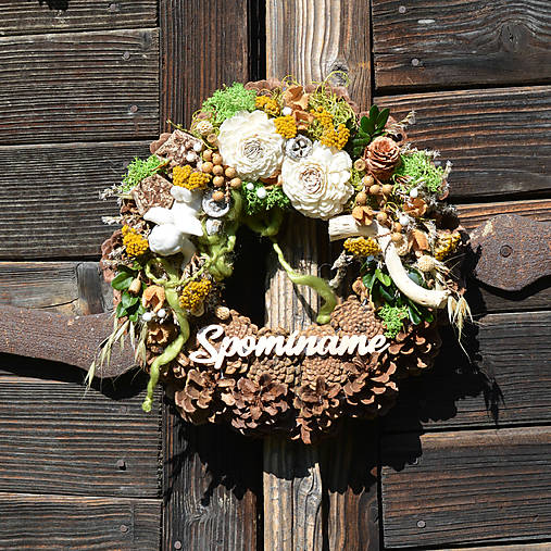 Dekorácie - Spomienkový venček - 17832422_