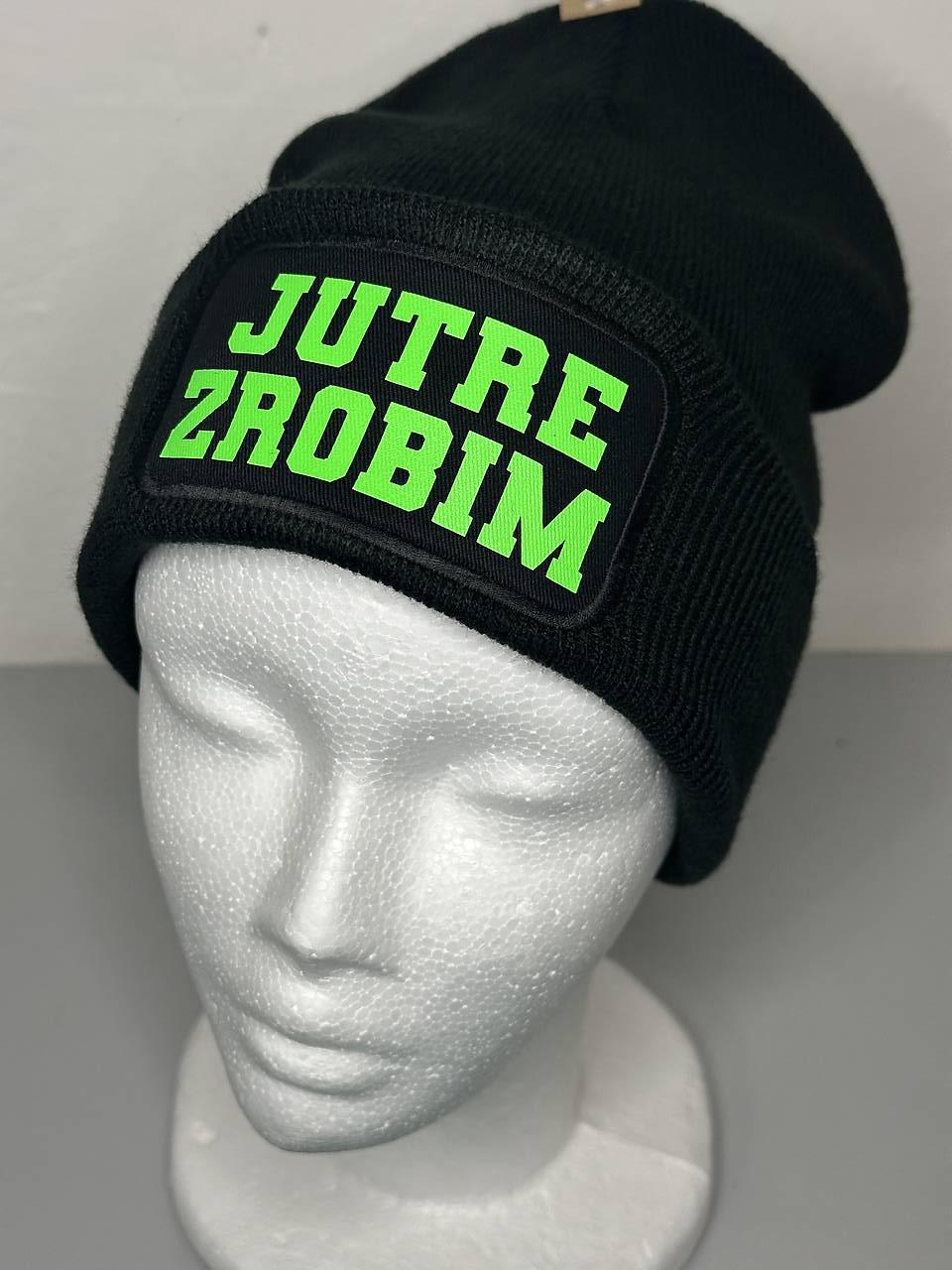 Zimná čiapka s potlačou (Jutre zrobim)