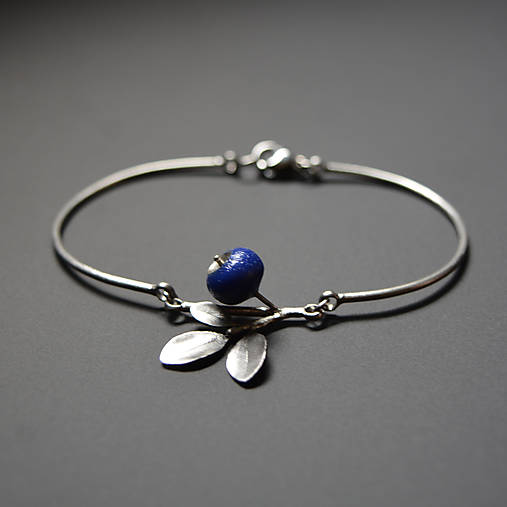 Náramky - Recy náramok čučoriedky - 17834445_