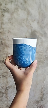 Nádoby - Latte šálka bezušková Mosty - 17833201_