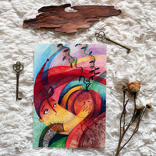 Moja úroda/ print mojej ilustrácie