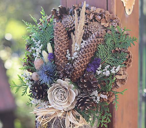 Dekorácie - Venček na dušičky - 17836352_