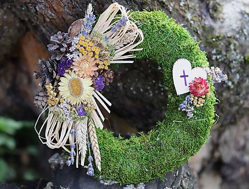 Dekorácie - Venček na hrob - 17836495_