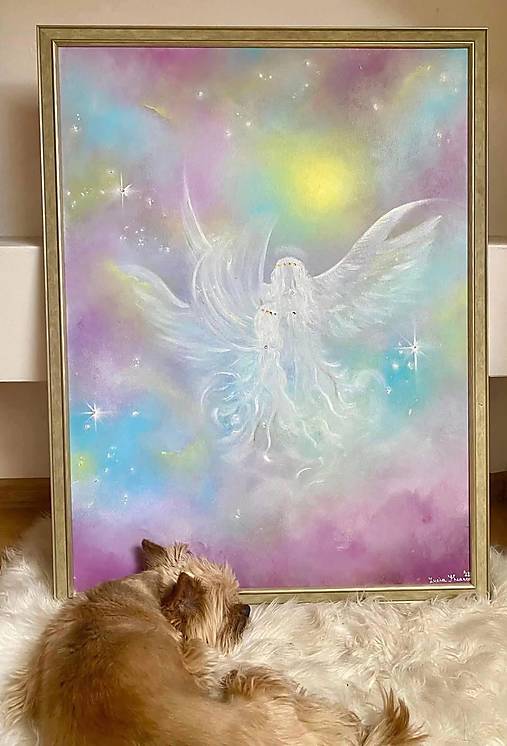 Obrazy - Strážkyňa svetla ✨ - 17834999_