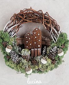Dekorácie - Veniec "Zimný Les" - 17836669_