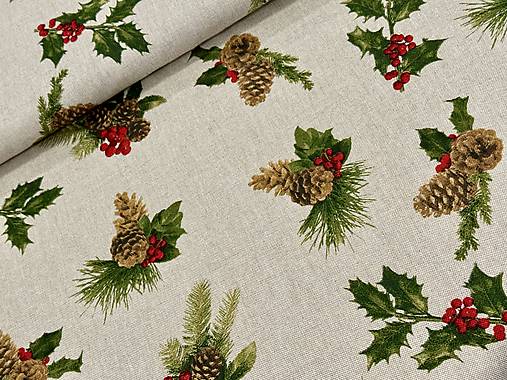 BAVLNA DEKOR /ŠIŠKY/VIANOCE