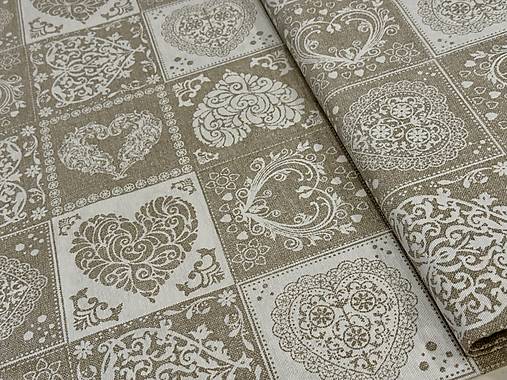  BAVLNA DEKOR / SRDIEČKA / PATCHWORK 