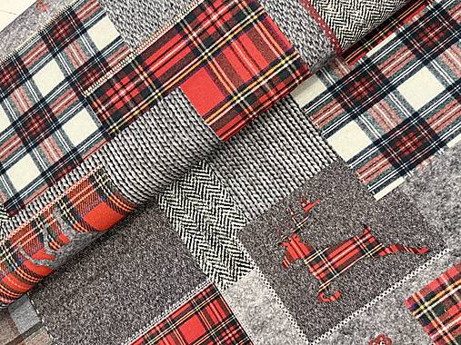 100% BAVLNA DEKOR /PLETENÝ PATCHWORK / VIANOCE