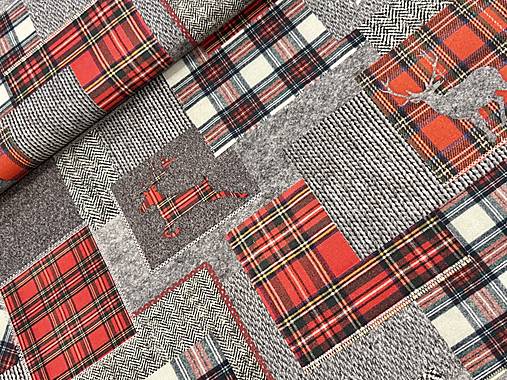 100% BAVLNA DEKOR /PLETENÝ PATCHWORK / VIANOCE