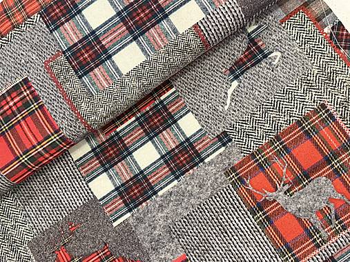 100% BAVLNA DEKOR /PLETENÝ PATCHWORK / VIANOCE