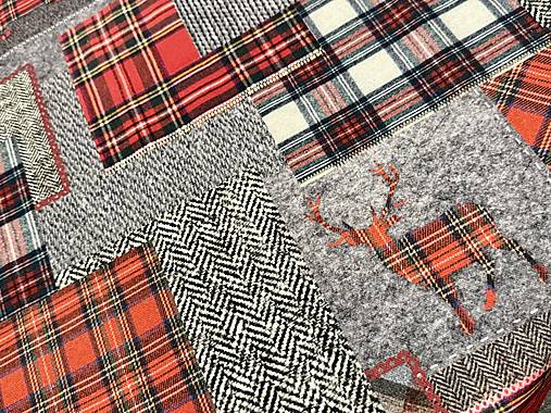 100% BAVLNA DEKOR /PLETENÝ PATCHWORK / VIANOCE
