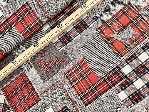 100% BAVLNA DEKOR /PLETENÝ PATCHWORK / VIANOCE