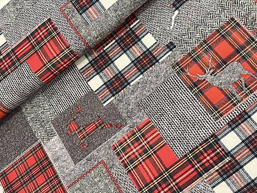 100% BAVLNA DEKOR /PLETENÝ PATCHWORK / VIANOCE