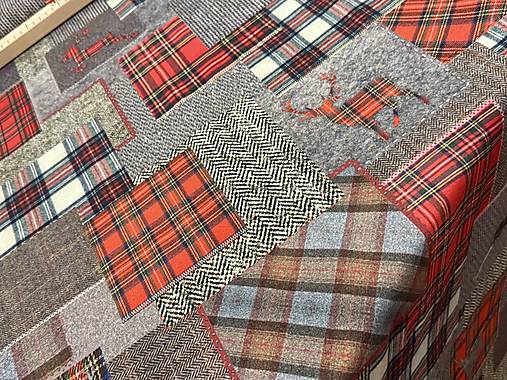 100% BAVLNA DEKOR /PLETENÝ PATCHWORK / VIANOCE
