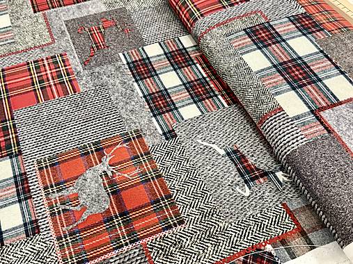 100% BAVLNA DEKOR /PLETENÝ PATCHWORK / VIANOCE