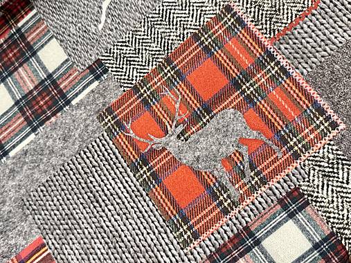 100% BAVLNA DEKOR /PLETENÝ PATCHWORK / VIANOCE