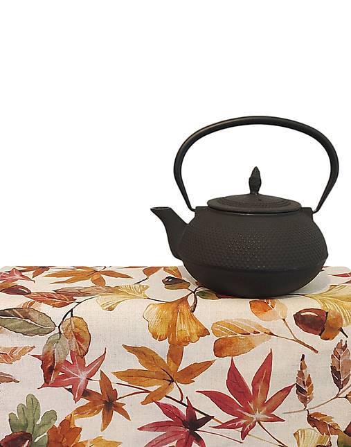 Behúň, stredový obrus Golden Ginkgo