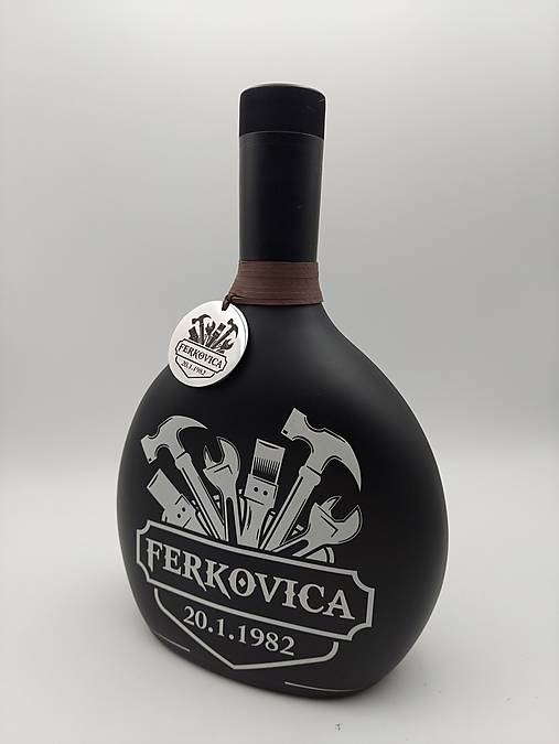 Nádoby - Fľaša "KUTIL" - 17834667_