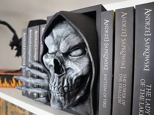 Dekorácie - Book Nook - Smrťka - 17836785_