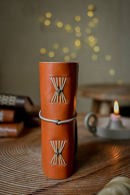 Kožený zápisník - Shirley