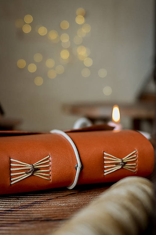 Kožený zápisník - Shirley