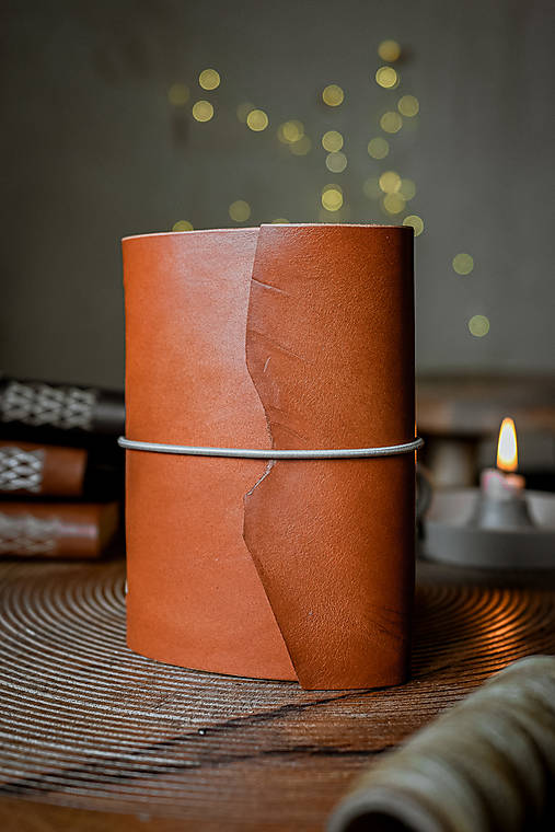 Kožený zápisník - Shirley