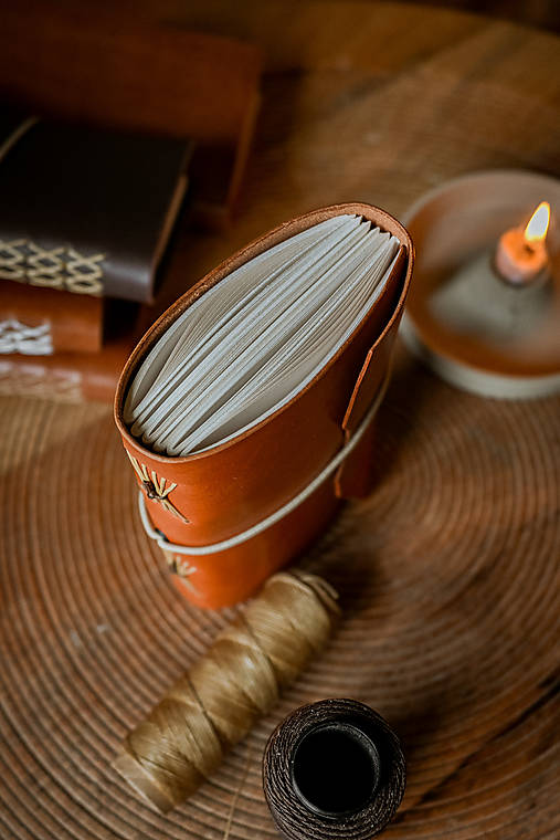 Kožený zápisník - Shirley