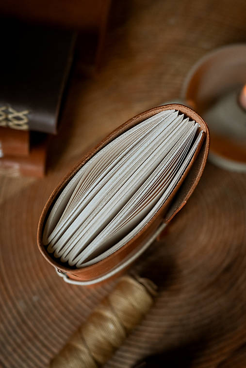 Kožený zápisník - Shirley