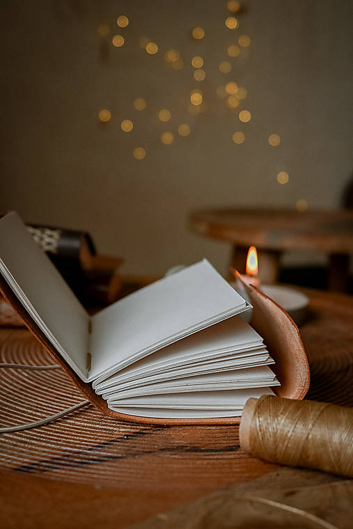 Kožený zápisník - Shirley