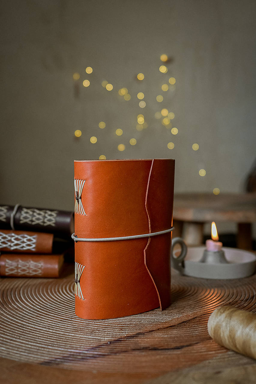 Kožený zápisník - Shirley