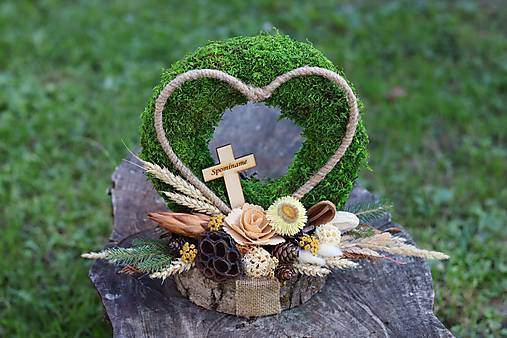 Dekorácie - Aranžmán na hrob - 17839266_