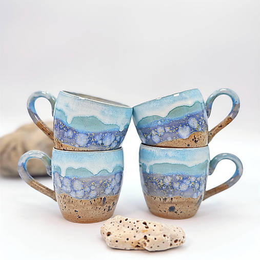 Nádoby - Baltské pobrežie  - midi mug (160ml) - 17837851_