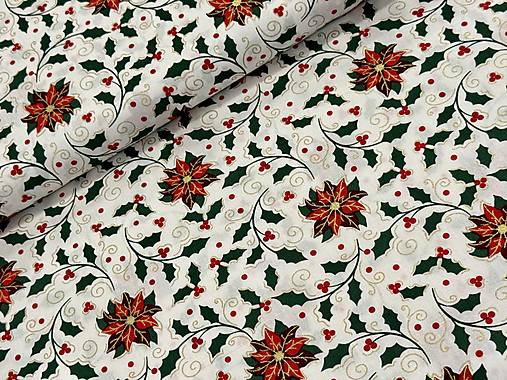  100% BAVLNA / VIANOČNÁ RUŽA