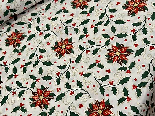  100% BAVLNA / VIANOČNÁ RUŽA