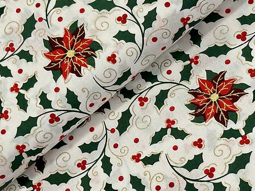  100% BAVLNA / VIANOČNÁ RUŽA