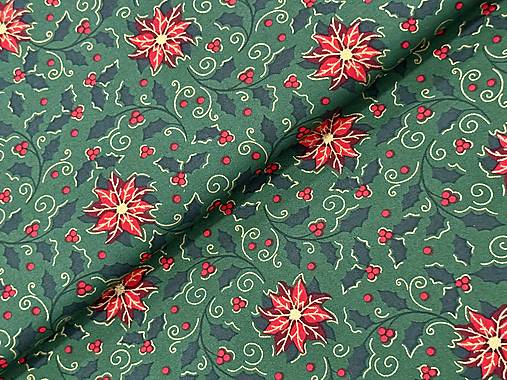 100% BAVLNA /VIANOČNÁ RUŽA