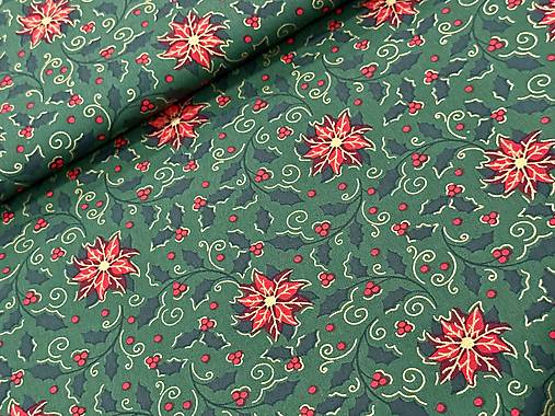 100% BAVLNA /VIANOČNÁ RUŽA