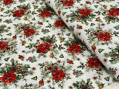 100% BAVLNA / VIANOČNÁ RUŽA