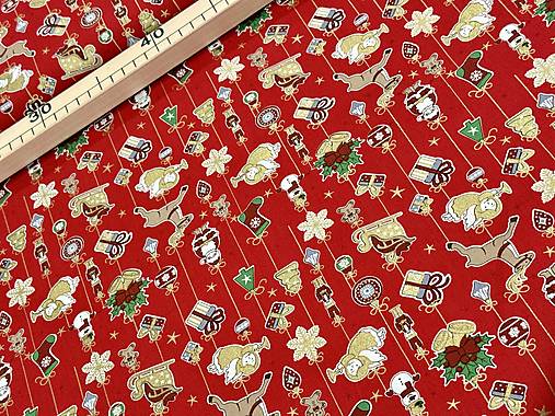 100% BAVLNA /OZDOBY NA ZLATEJ ŠNÚRKE 