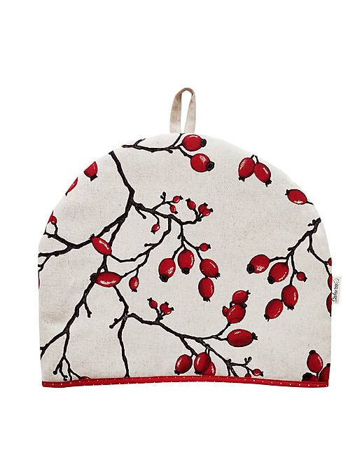 Termo návlek na čajník , tea cozy rosehip